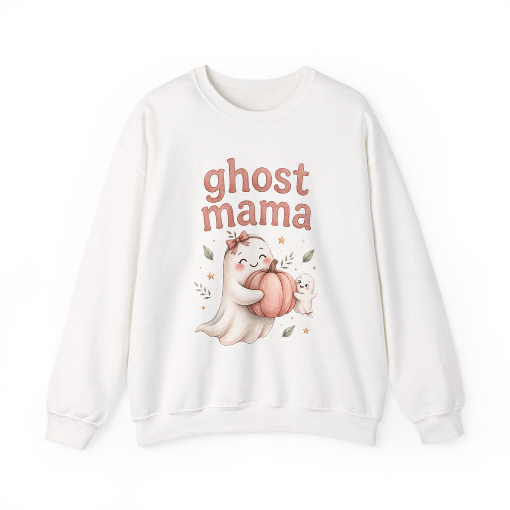 Ghost Mama Sweatshirt | Cute Halloween Mom Crewneck | Funny Ghost Sweatshirt for Moms