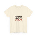 Fantasy Football Widow T-Shirt | Funny Football Wife Tee | Fall Sports Humor Shirt