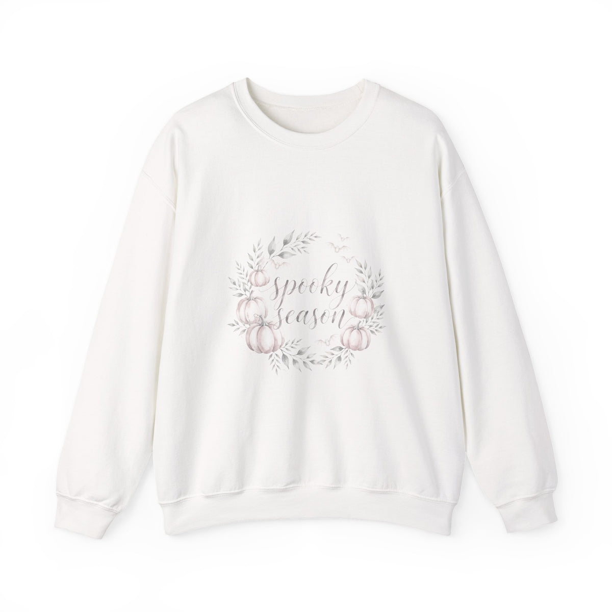 Spooky Season Sweatshirt | Cute Halloween Ghost & Pumpkin Crewneck | Fall Graphic Sweatshirt