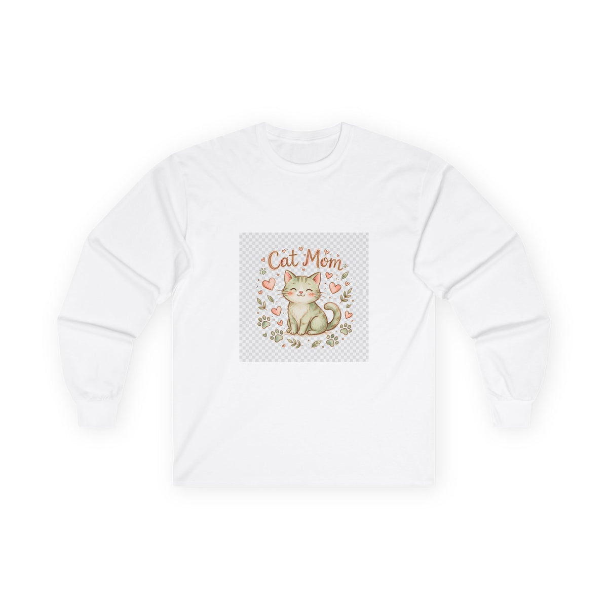 Cat Mom Long Sleeve Everyday Tee