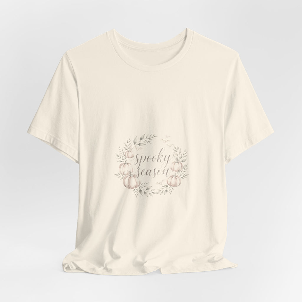 Spooky Season T-Shirt | Cute Halloween Ghost & Pumpkin Shirt for Moms | Fall Graphic Tee