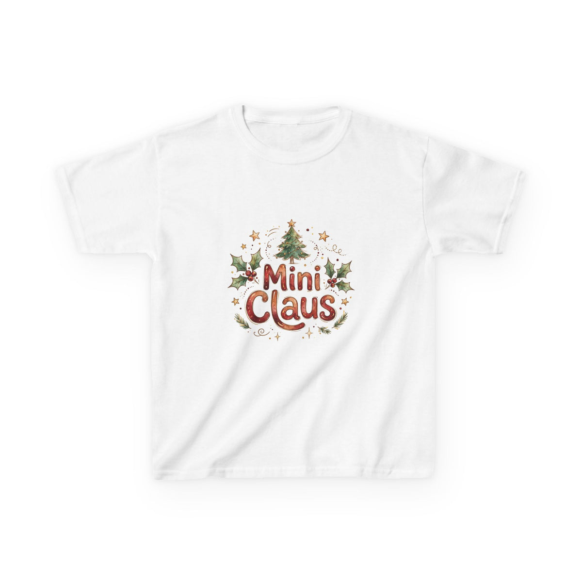 Mini Claus Kids Christmas Tee