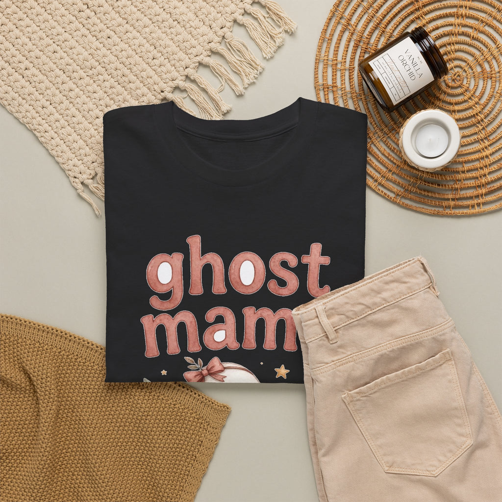 Ghost Mama T-Shirt | Cute Halloween Mom Tee | Funny Ghost Shirt for Moms