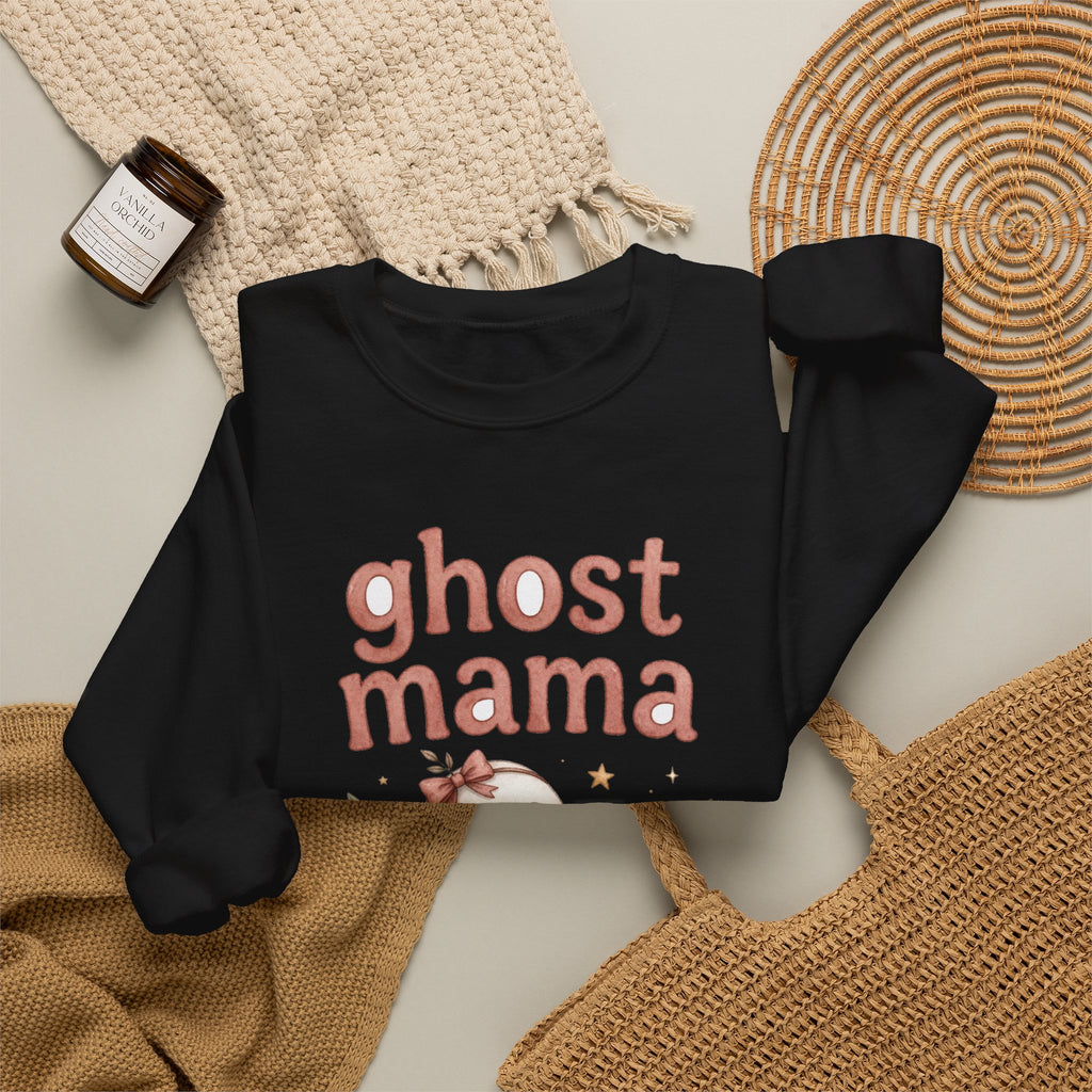 Ghost Mama Sweatshirt | Cute Halloween Mom Crewneck | Funny Ghost Sweatshirt for Moms