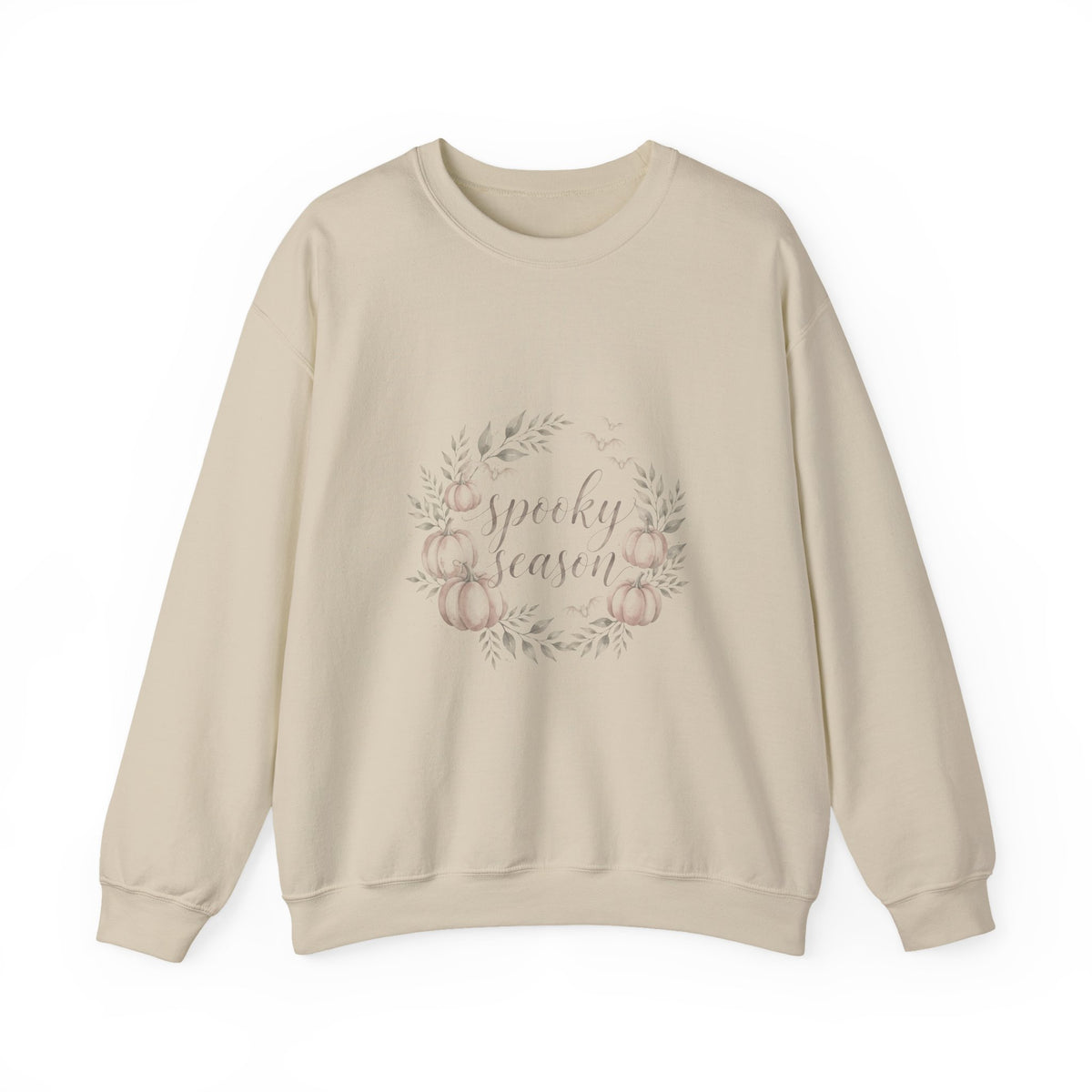 Spooky Season Sweatshirt | Cute Halloween Ghost & Pumpkin Crewneck | Fall Graphic Sweatshirt