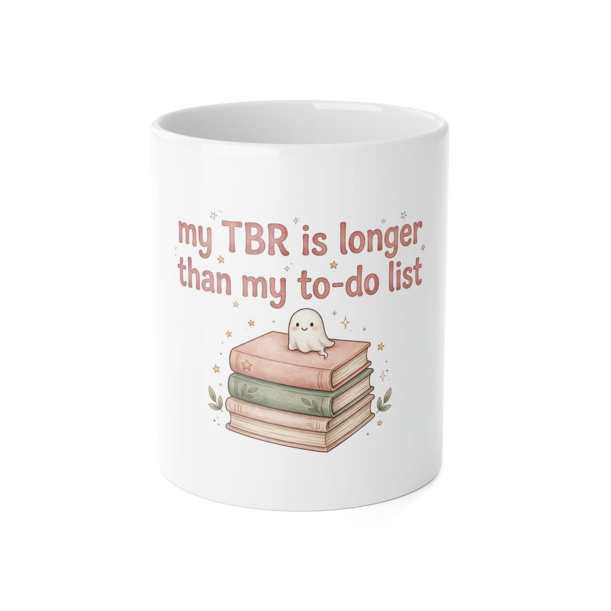 Book Lover Mug | My TBR Is Longer Than My To-Do List | Funny Reader Coffee Mug Gift