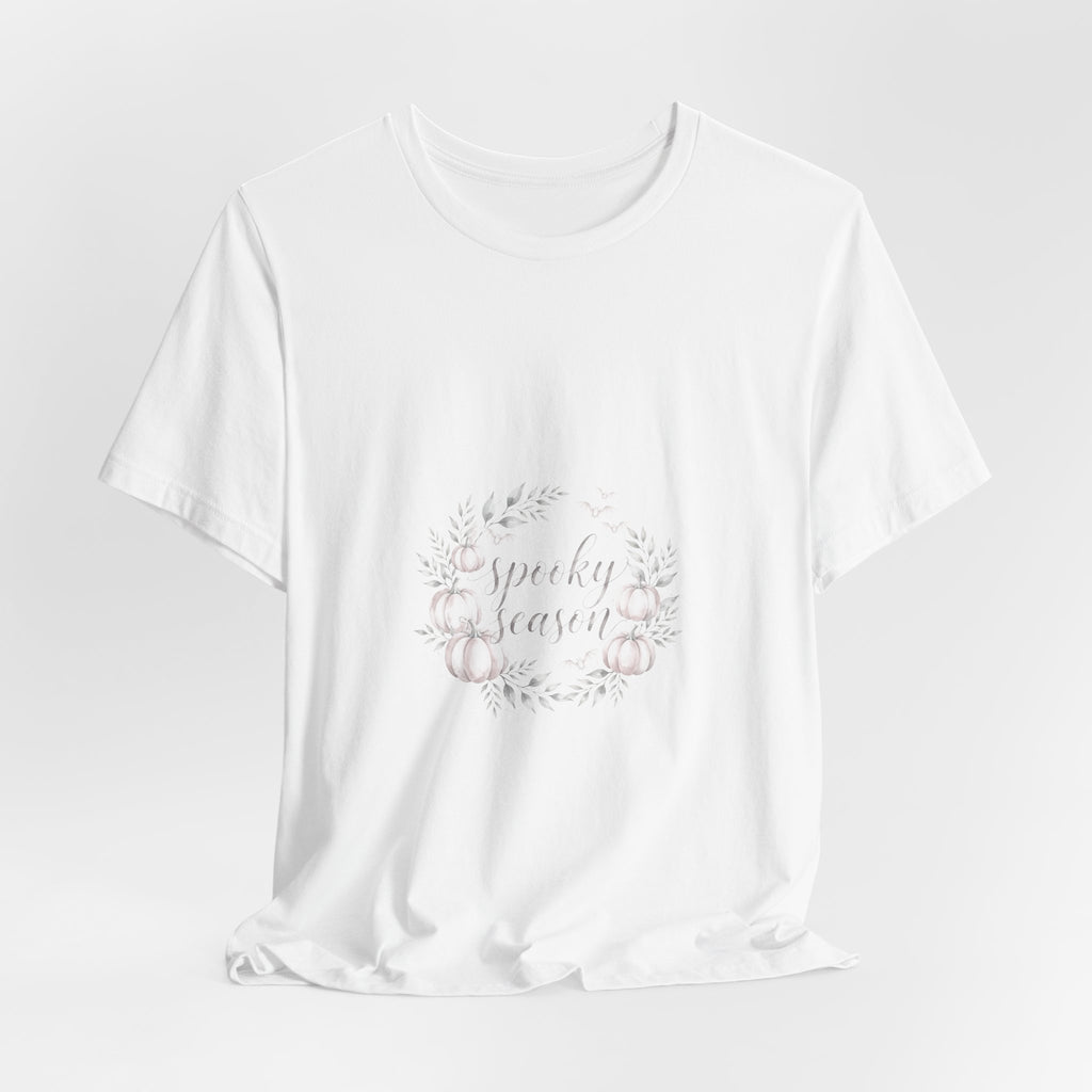 Spooky Season T-Shirt | Cute Halloween Ghost & Pumpkin Shirt for Moms | Fall Graphic Tee