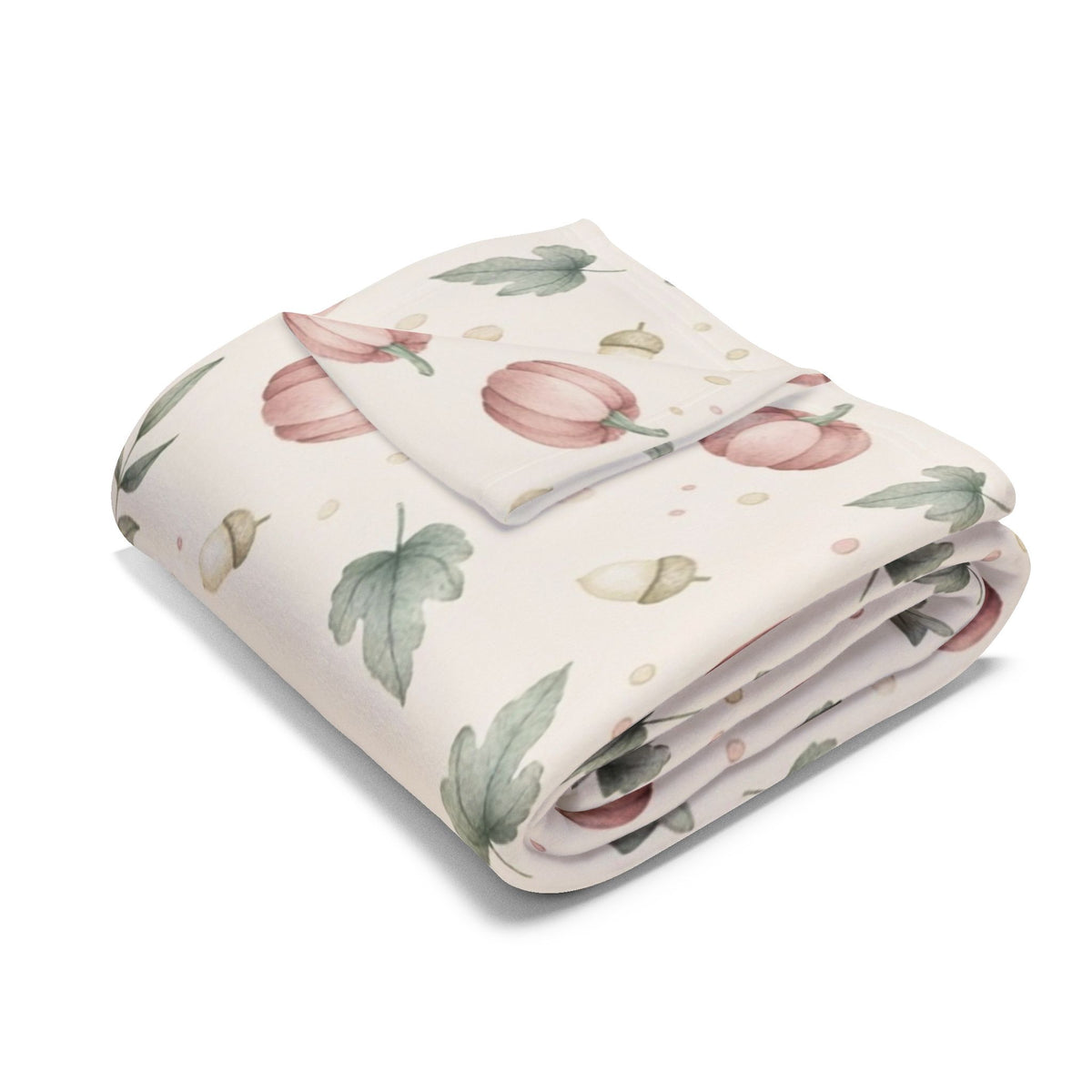Hello Pumpkin Throw Blanket | Cozy Fall Fleece Blanket | Autumn Home Decor