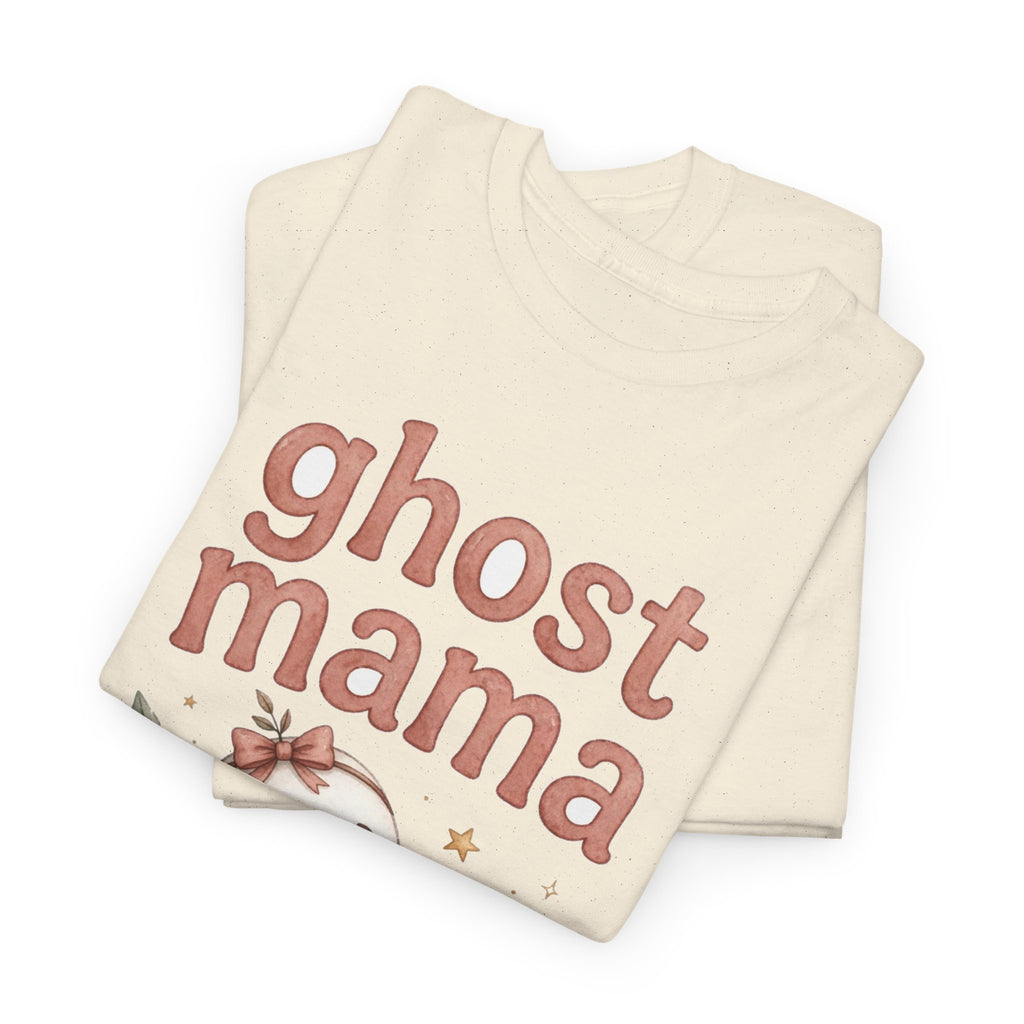 Ghost Mama T-Shirt | Cute Halloween Mom Tee | Funny Ghost Shirt for Moms