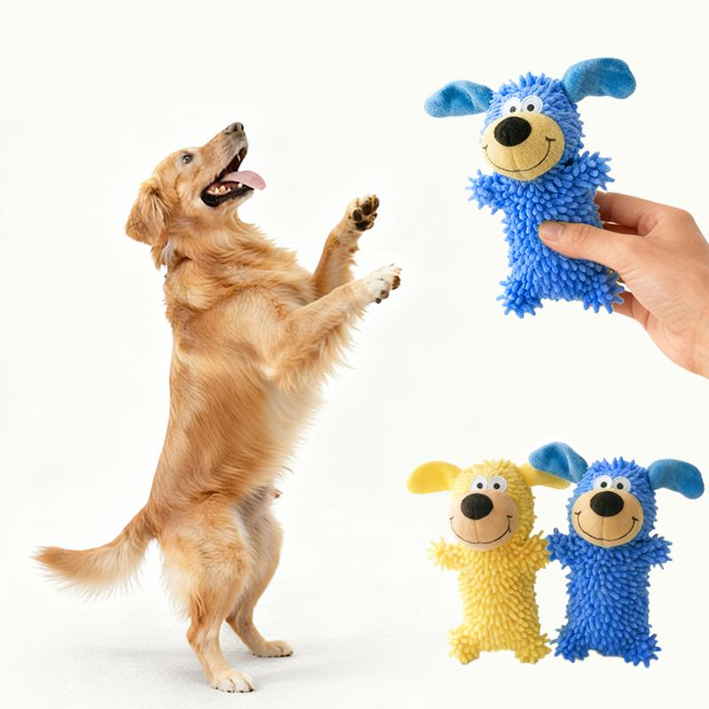 Screaming Dog Toy - Interactive Squeaky Toy for Teeth Cleaning and Boredom Relief