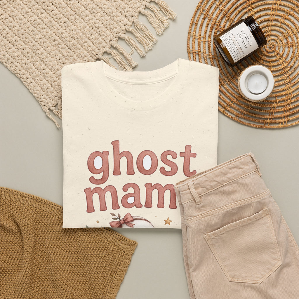 Ghost Mama T-Shirt | Cute Halloween Mom Tee | Funny Ghost Shirt for Moms