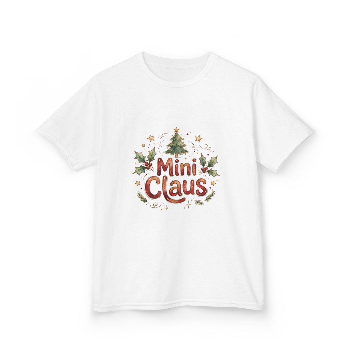 Mini Claus Kids Christmas Tee
