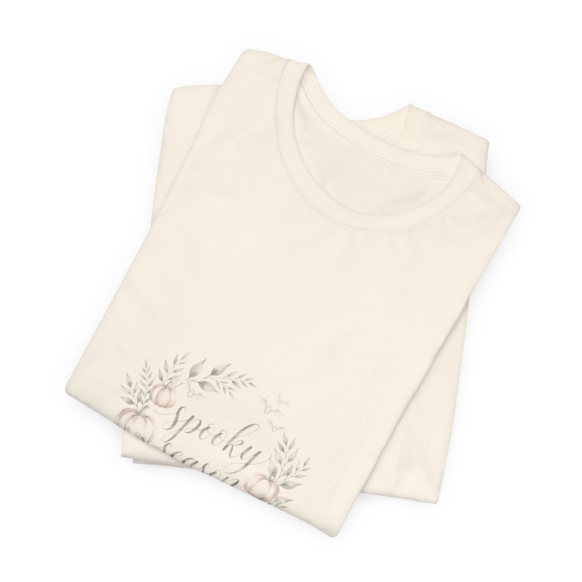 Spooky Season T-Shirt | Cute Halloween Ghost & Pumpkin Shirt for Moms | Fall Graphic Tee