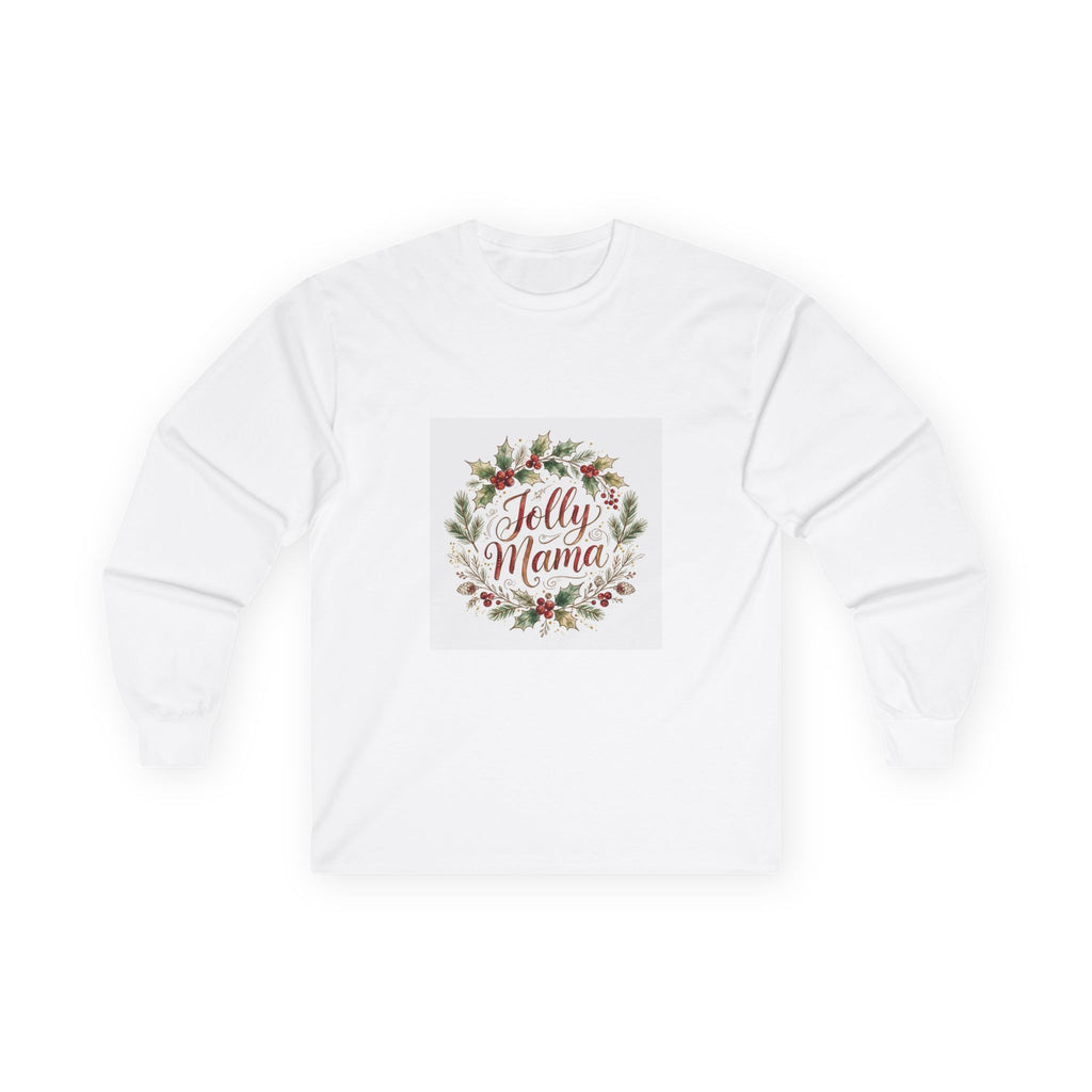 Jolly Mama Long Sleeve Christmas Tee