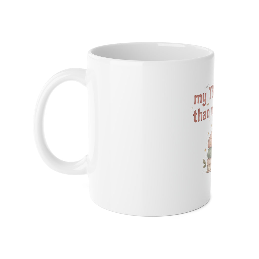 Book Lover Mug | My TBR Is Longer Than My To-Do List | Funny Reader Coffee Mug Gift