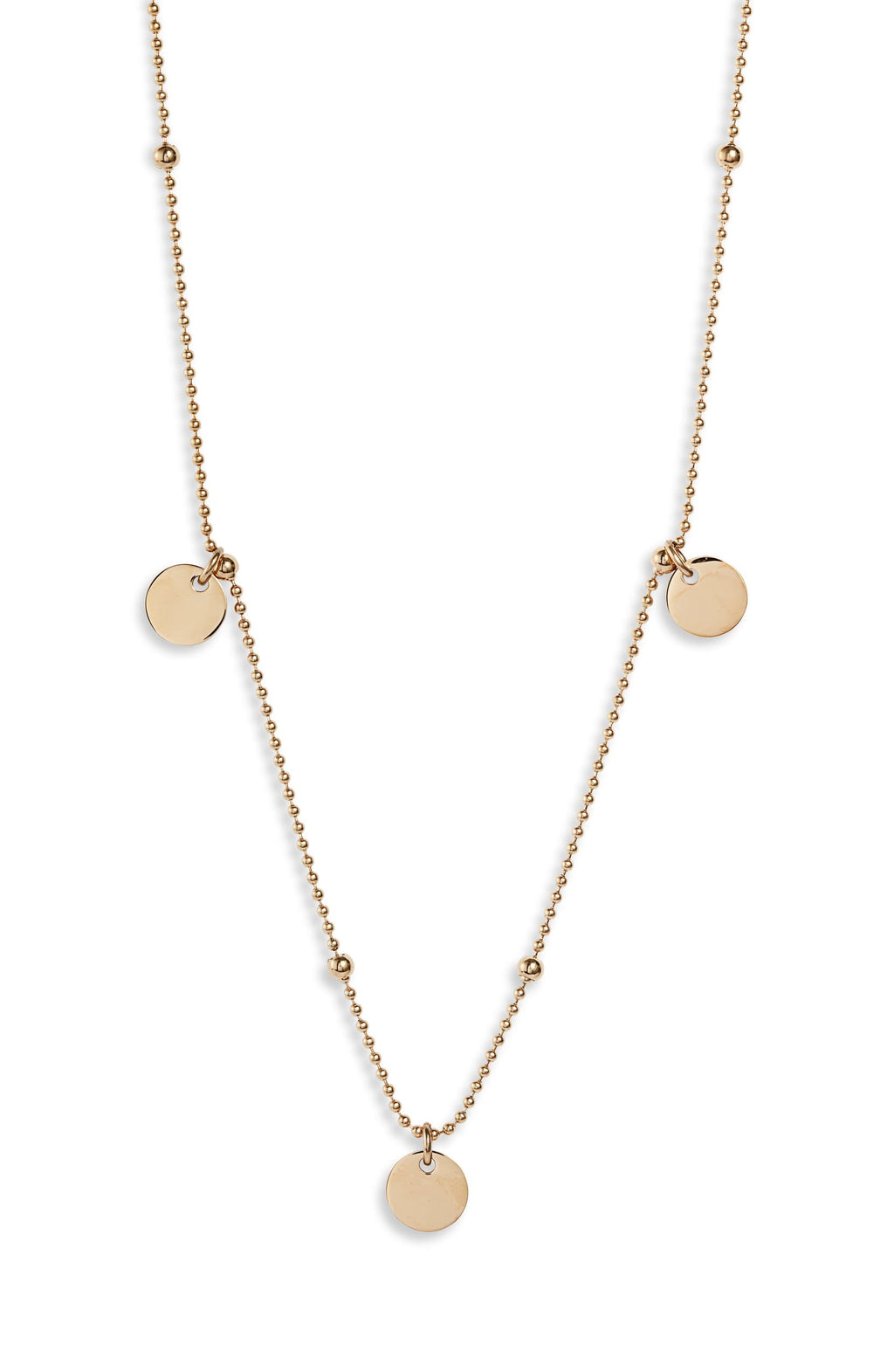 Disk Charm Necklace | More Colors Available-0