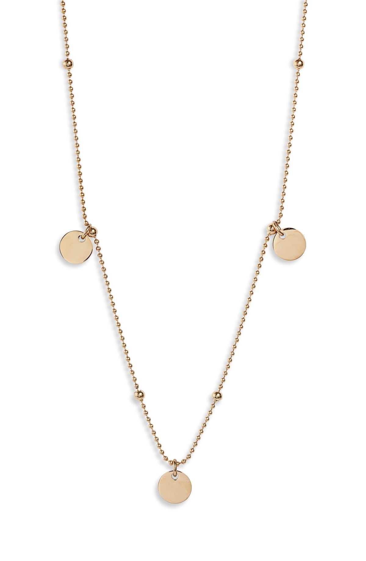 Disk Charm Necklace | More Colors Available-0