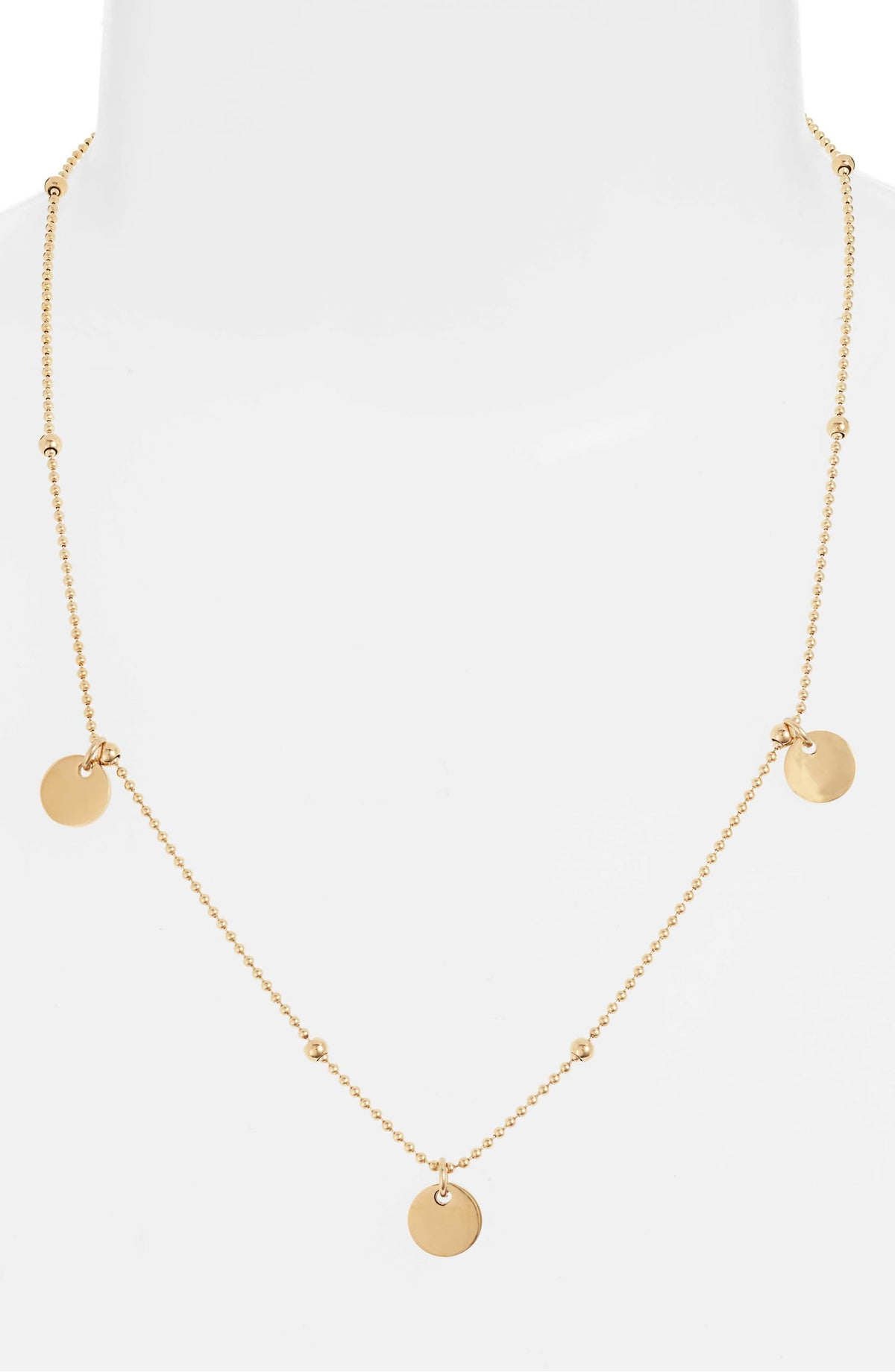 Disk Charm Necklace | More Colors Available-1