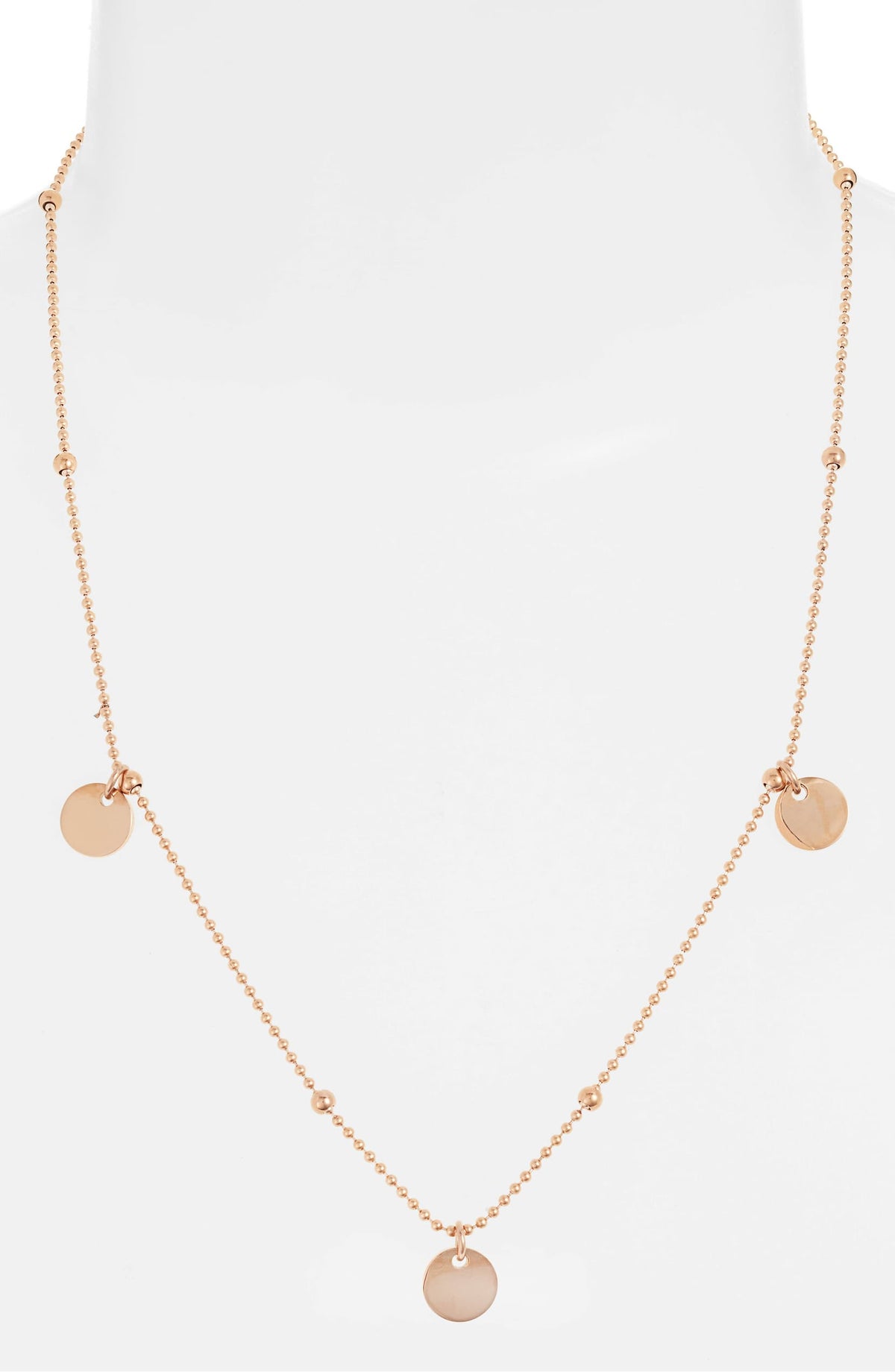 Disk Charm Necklace | More Colors Available-3