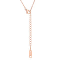 Hana Rose Gold Stainless Steel Delicate Heartbeat Necklace-0