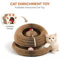 Kitty Curls Foldable Accordion Cat Scratcher with Ball Toy