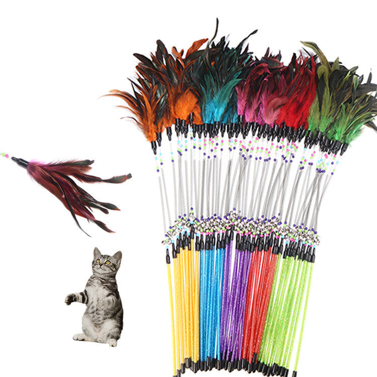 Interactive Cat Teaser Wand Toy