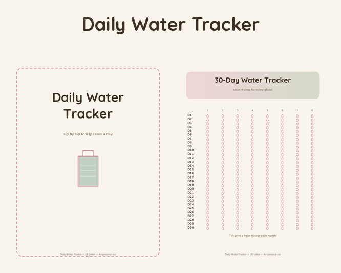 Daily Water Tracker