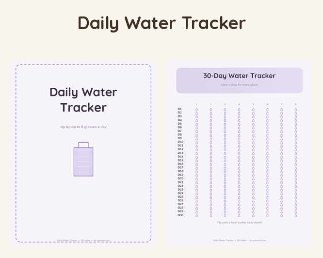 Daily Water Tracker