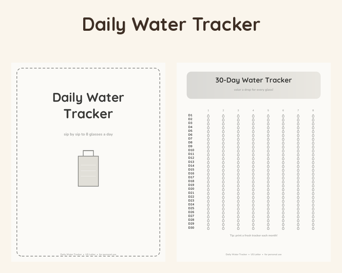 Daily Water Tracker