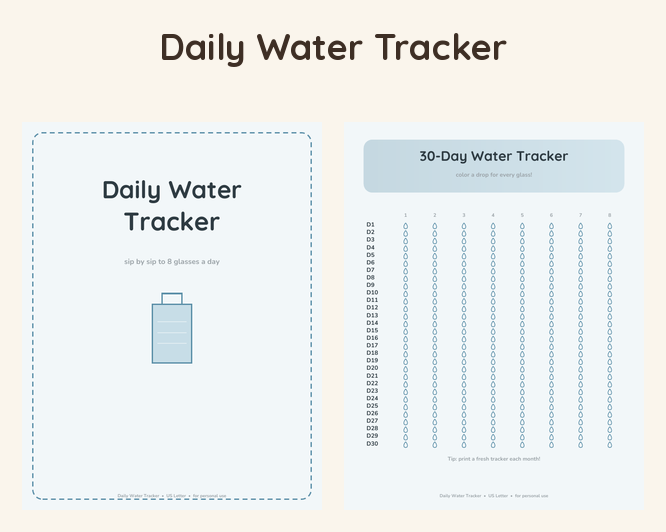 Daily Water Tracker