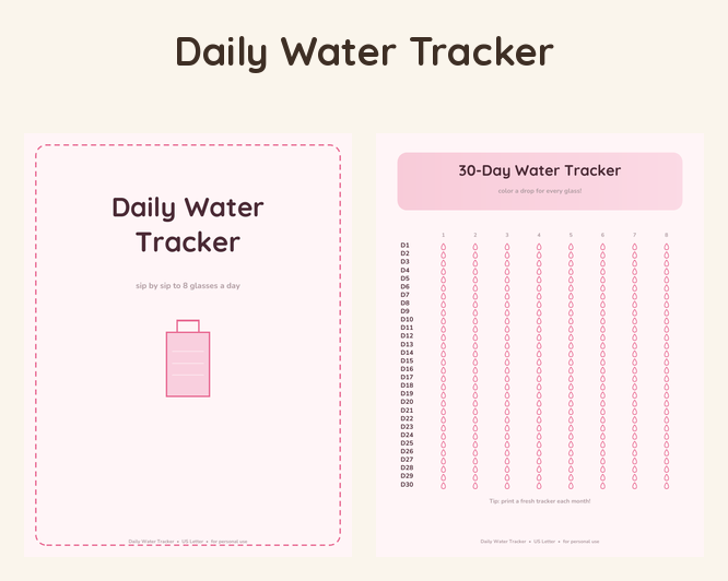 Daily Water Tracker