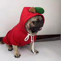 Cute Fruit Dog Clothes For Small Dogs Hoodies Winter Warm Fleece Pet Clothing Puppy Cat Costume Coat
