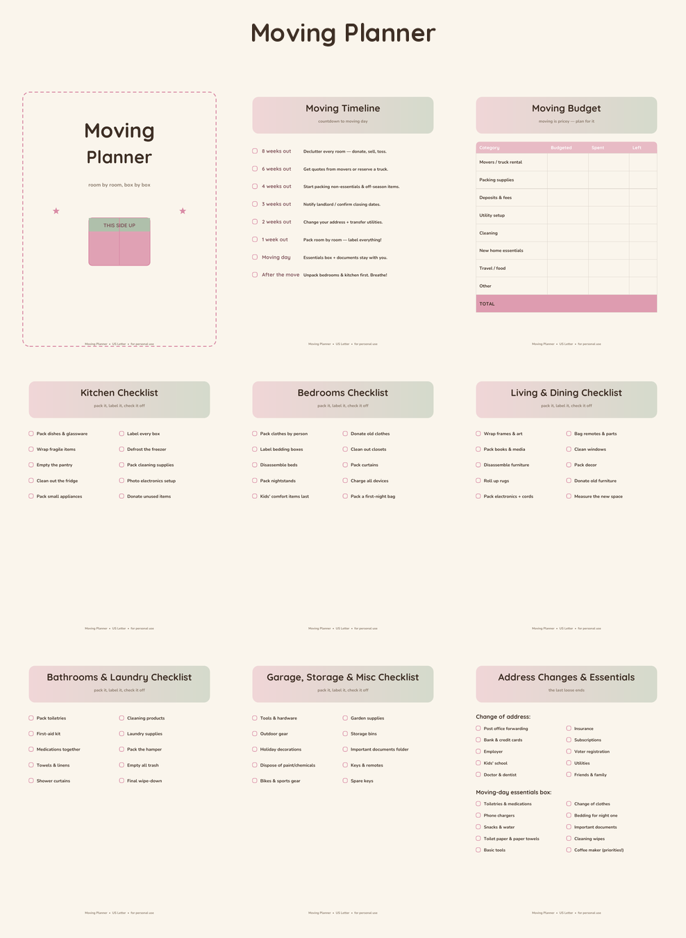 Moving Planner