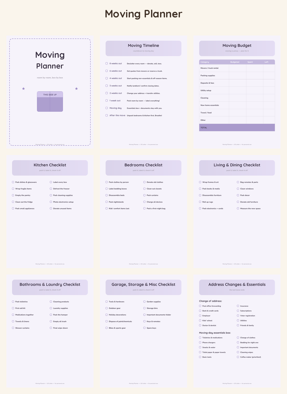 Moving Planner