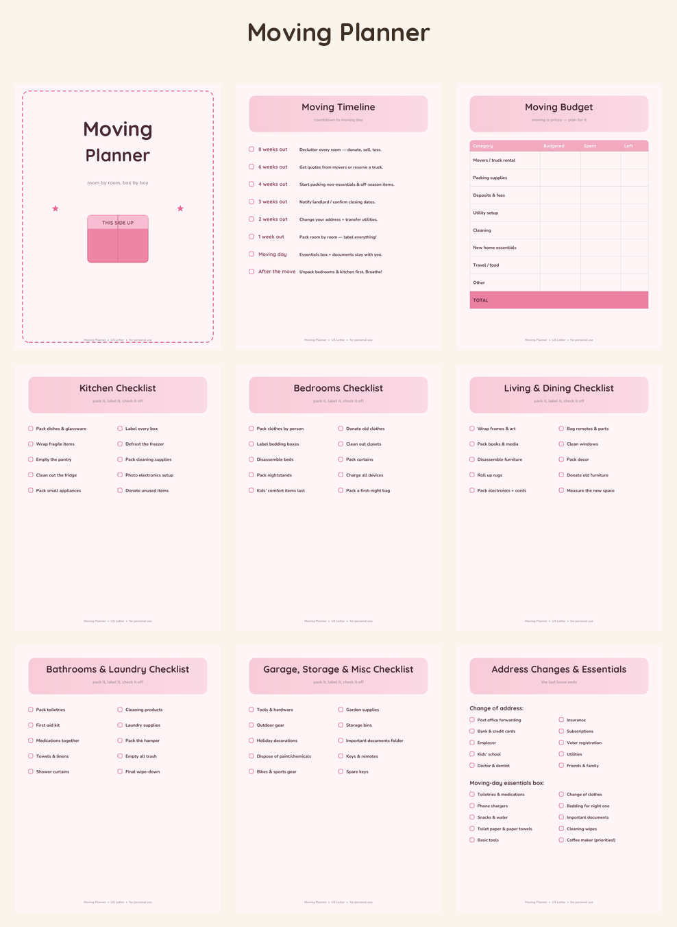 Moving Planner