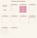 2027 New Year Goal Planner