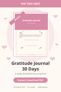 Gratitude Journal (30 Days)