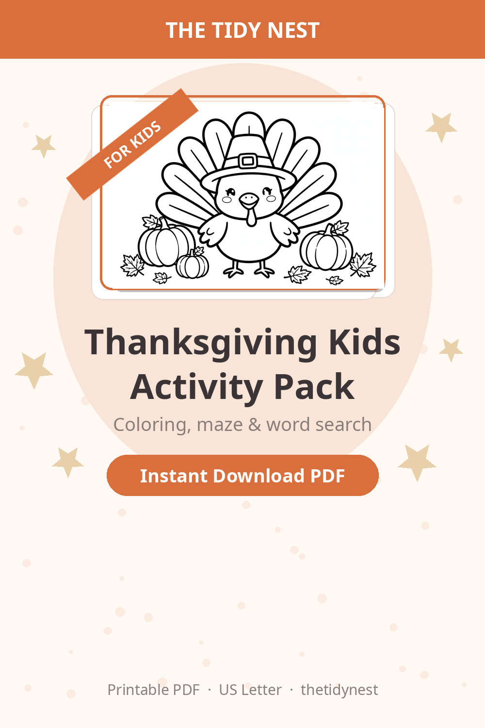 Thanksgiving Kids Activity Pack