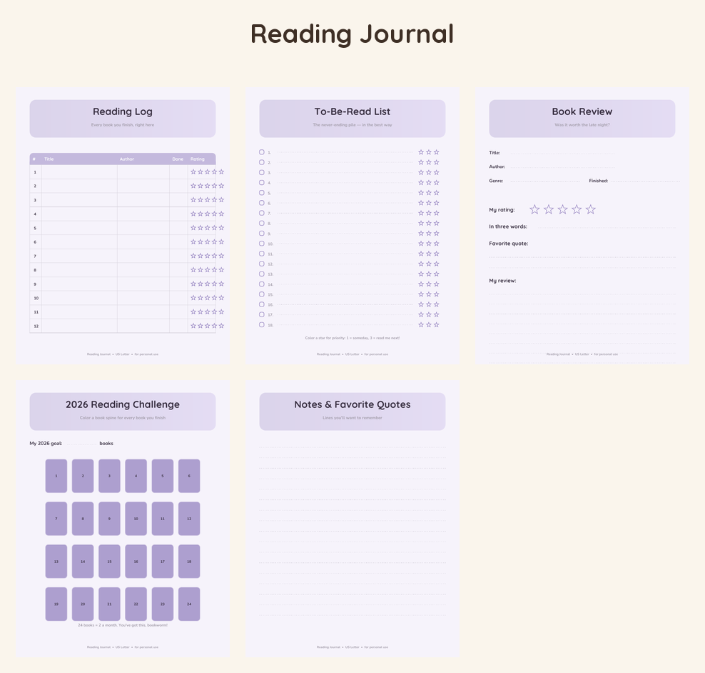 Reading Journal