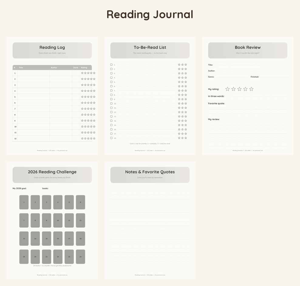 Reading Journal