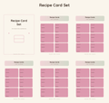 Recipe Card Set