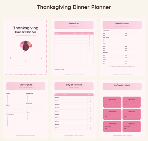 Birthday Party Planner Pack